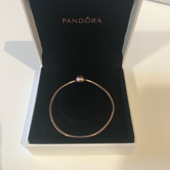 Rose Gold Pandora Snake Chain Bracelet - Picture 3 of 4